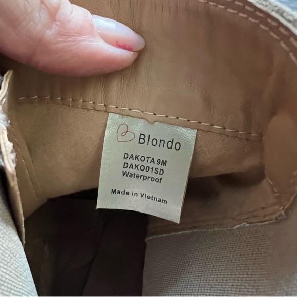 Blondo Dakota Waterproof Boots NWT - Picture 8 of 9